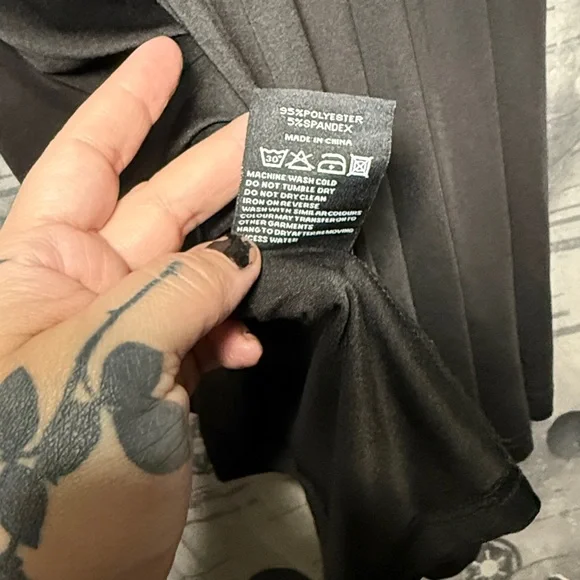 KILLSTAR MALICE FAUX LEATHER COLLARED SKATER DRESS SZ XL - Picture 4 of 9